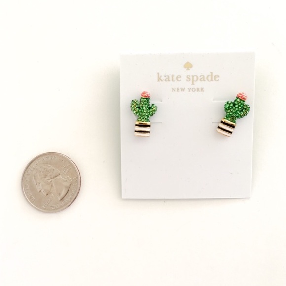 NWT Kate Spade Cactus Earrings - Picture 5 of 5